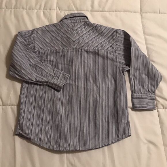 Kenneth Cole Reaction Boy’s Multicolored Long Sleeve Button Down Shirt - Picture 4 of 4